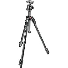 Manfrotto MK290XTC3-BH 290 Xtra Kit, Carbon-Stativ mit 3 Segmenten, Kugelkopf