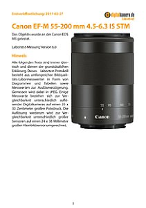 Canon EF-M 55-200 mm 4.5-6.3 IS STM mit EOS M5 Labortest, Seite 1 [Foto: MediaNord]