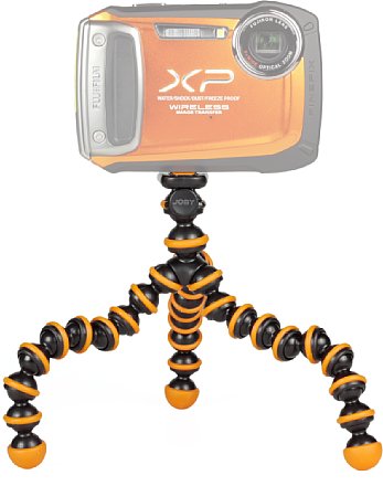 Joby GorillaPod schwarz/orange [Foto: MediaNord]