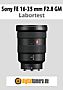 Sony FE 16-35 mm F2.8 GM (SEL1635GM) mit Alpha 7R II Labortest (Labortest-Protokoll)