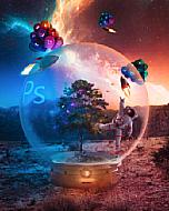 "30 Jahre Adobe Photoshop" Visual. [Foto: Adobe]