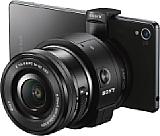 Sony ILCE-QX1 mit Sony Xperia [Foto: Sony]
