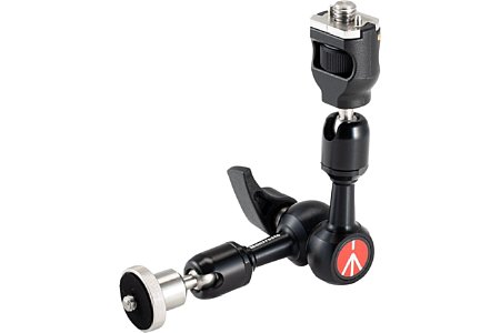 Manfrotto 244MICRO-AA MicroArm mit Adapter im Arri-Stil. [Foto: Manfrotto]