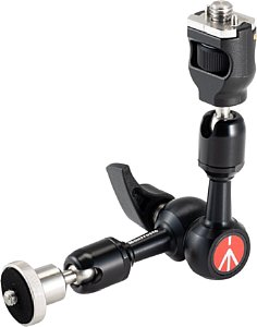 Manfrotto 244MICRO-AA MicroArm mit Adapter im Arri-Stil. [Foto: Manfrotto]