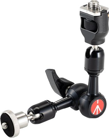 Manfrotto 244MICRO-AA MicroArm mit Adapter im Arri-Stil. [Foto: Manfrotto]