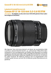 Canon EF-S 18-135 mm 3.5-5.6 IS STM mit EOS 650D Labortest, Seite 1 [Foto: MediaNord]