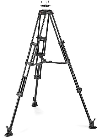 Manfrotto MVTTWINMA Alu Doppelrohr-Stativ mit Mittelspinne. [Foto: Manfrotto]