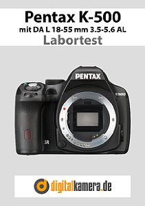 Pentax K-500 mit DA L 18-55 mm 3.5-5.6 AL Labortest, Seite 1 [Foto: MediaNord]