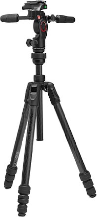 Manfrotto Befree GT PRO 3-Wege Carbon Stativ (MKBFRTC4GTFB-3W). [Foto: Manfrotto]