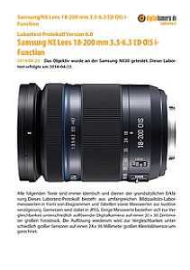 Samsung NX Lens 18-200 mm 3.5-6.3 ED OIS i-Function mit NX30 Labortest, Seite 1 [Foto: MediaNord]
