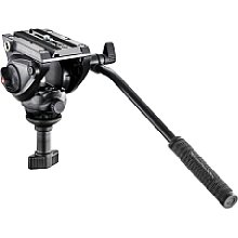 Manfrotto MVH500A Fluid-Videoneiger, kompakt, 60 mm Halbschale (belastbar 5kg)