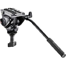 Manfrotto MVH500A Fluid-Videoneiger, kompakt, 60 mm Halbschale (belastbar 5kg)