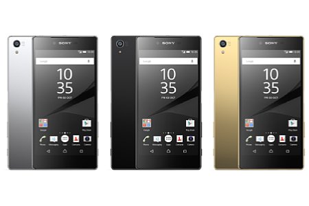 Sony Xperia Z5 Premium in Schwarz. [Foto: Sony]