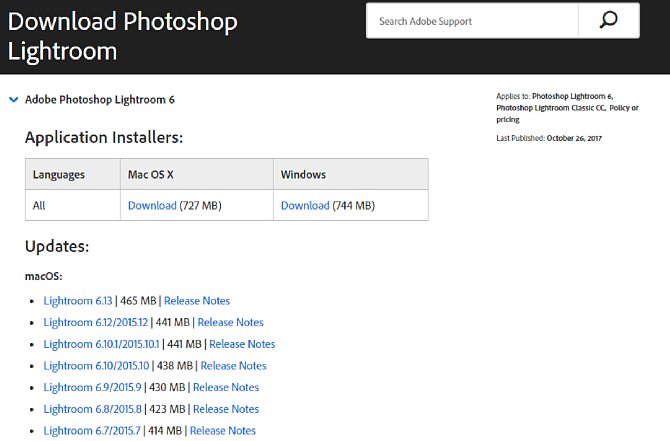 Aktuellste Version Von Lightroom 6 Installieren 6 13