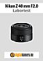 Nikon Z 40 mm F2.0 mit Z 7II Labortest