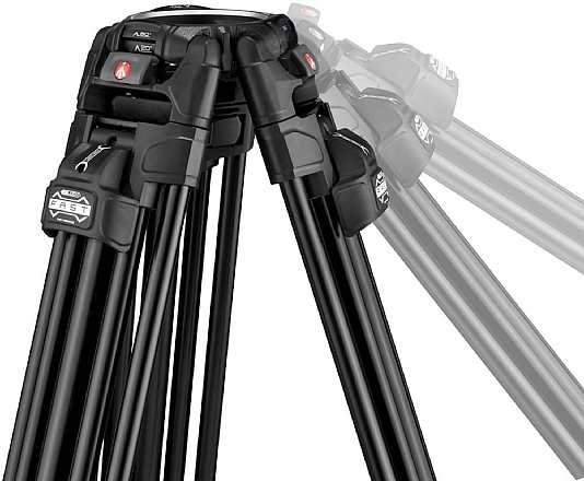 Manfrotto Doppelrohrstativ 645 Fast Twin Alu (MVTTWINFA). [Foto: Manfrotto]