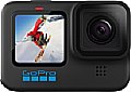 Die GoPro Hero10 Black hat auch auf der Front einen Monitor für Livebild und Status-Anzeigen. [GoPro]