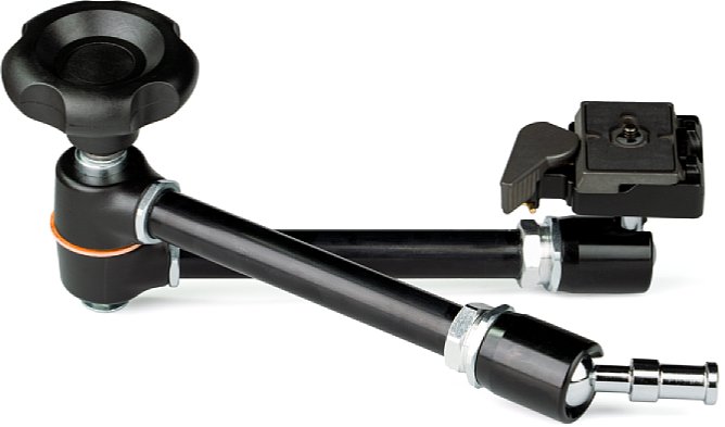 Manfrotto 244RC Magic Arm mit Feststellrad und Schnellwechseleinrichtung. [Foto: MediaNord]