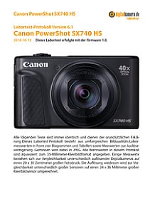 Canon PowerShot SX740 HS Labortest, Seite 1 [Foto: MediaNord]