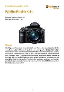 Fujifilm FinePix X-S1 Labortest, Seite 1 [Foto: MediaNord]