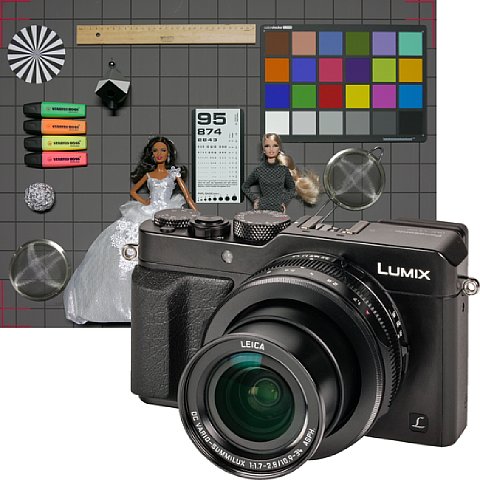Vorschau des photographierten Testbildes mit Kamera