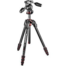 Manfrotto 190Go! Carbon mit 804-3W 3-Wege-Neiger (MK190GOC4TB-3W)