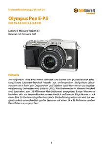 Olympus Pen E-P5 mit 14-42 mm 3.5-5.6 II R (EZ-M1442-II R) Labortest, Seite 1 [Foto: MediaNord]