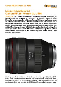 Canon RF 28-70 mm 2L USM mit EOS R Labortest, Seite 1 [Foto: MediaNord]