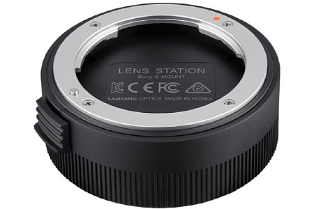 Samyang Lens-Station Sony E-Mount. [Foto: Samyang]