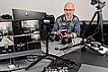 Peter Fauland beim Videodreh zum Schulungsvideo "Das Fujifilm X-System". [Foto: Imaging One]