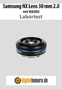 Samsung NX Lens 30 mm 2.0 mit NX200 Labortest, Seite 1 [Foto: MediaNord]