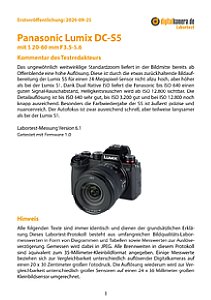 Panasonic Lumix DC-S5 mit S 20-60 mm F3.5-5.6 (S-R2060) Labortest, Seite 1 [Foto: MediaNord]