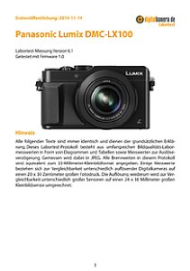 Panasonic Lumix DMC-LX100 Labortest, Seite 1 [Foto: MediaNord]