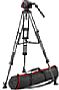 Manfrotto MVK504TWINMC 504 & Carbon Doppelrohr-Stativ mit Mittelspinne