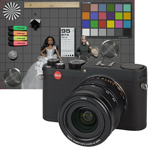 Vorschau des photographierten Testbildes mit Kamera