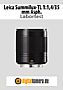Leica Summilux-TL 1:1,4/35 mm Asph. mit CL (Typ 7323) Labortest (Labortest-Protokoll)