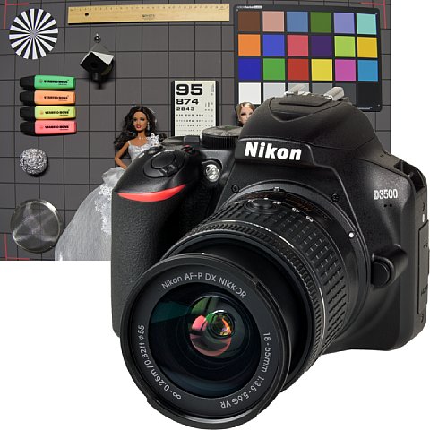 Vorschau des photographierten Testbildes mit Kamera