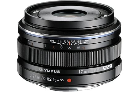 Olympus 17 mm 1.8 (EW-M1718). [Foto: Olympus]