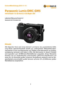 Panasonic Lumix DMC-GM5 mit G Vario 12-32 mm 3.5-5.6 Asph. OIS Labortest, Seite 1 [Foto: MediaNord]