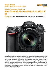 Nikon D7200 mit AF-S 18-105 mm 3.5-5.6 DX G ED VR Labortest, Seite 1 [Foto: MediaNord]