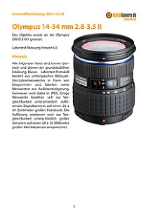 Olympus 14-54 mm 2.8-3.5 II (EZ-1454-II) mit OM-D E-M1 Labortest, Seite 1 [Foto: MediaNord]