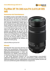 Fujifilm XF 70-300 mm F4-5.6 R LM OIS WR mit X-T5 Labortest, Seite 1 [Foto: MediaNord]