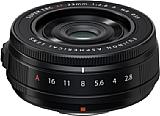 Das Fujifilm XF 23 mm F2.8 R WR ist 23 mm flach und wiegt lediglich 90 Gramm. Das Gehäuse ist eloxiert, wahlweise in Schwarz oder... [Foto: Fujifilm]