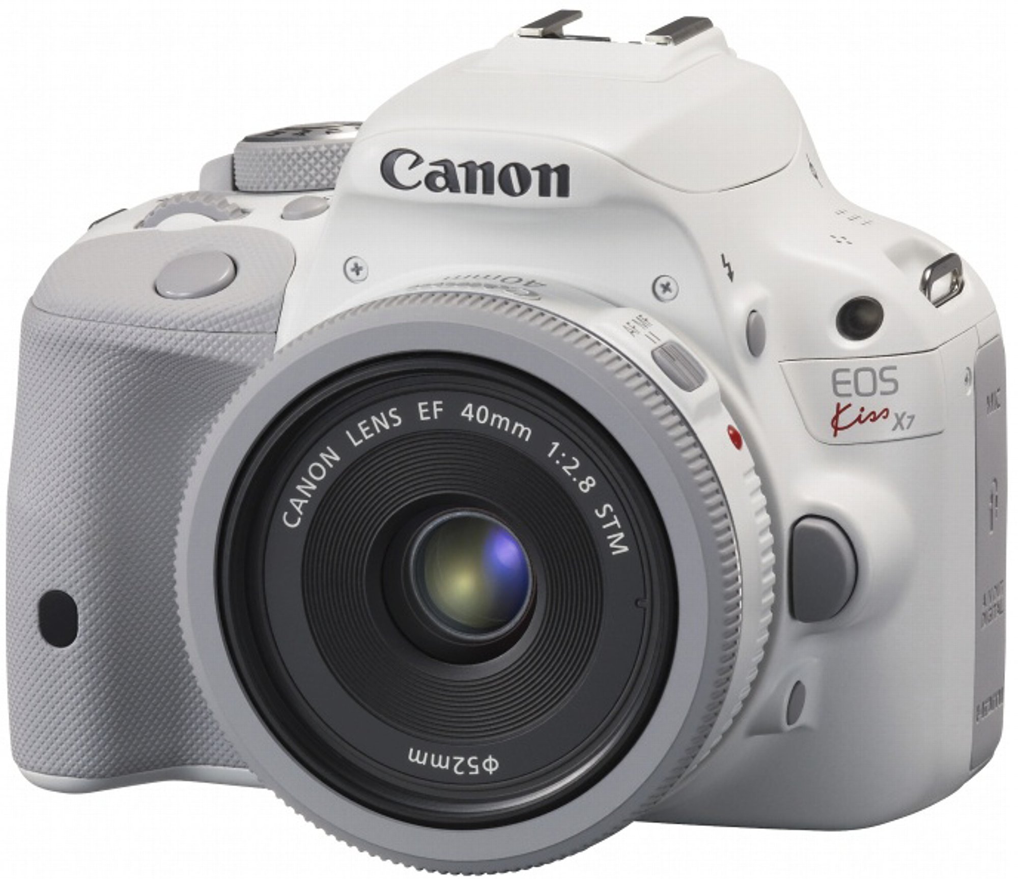 Weiße Canon EOS Kiss X7 alias EOS 100D für den japanischen Markt 