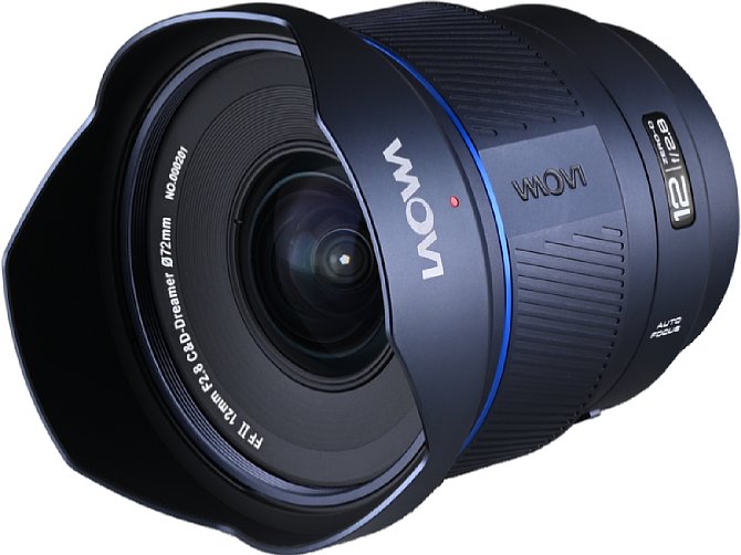 Laowa 12mm F2,8 Lite Zero-D für vier Systeme, teilweise mit