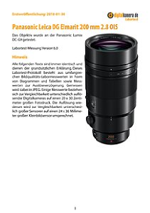 Panasonic Leica DG Elmarit 200 mm 2.8 Power OIS mit Lumix DC-G9 Labortest, Seite 1 [Foto: MediaNord]