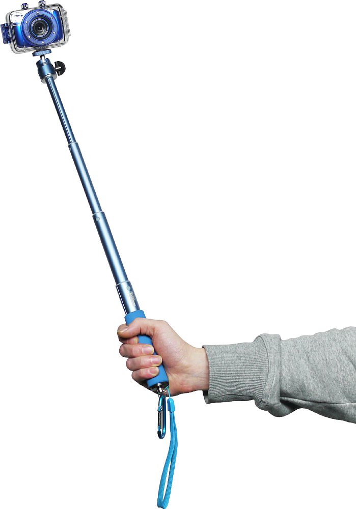 Rollei Actioncam Arm Extensions ermöglichen FreihandSelbstaufnahmen