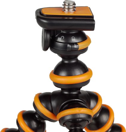 Joby GorillaPod schwarz/orange [Foto: MediaNord]