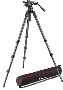 Manfrotto MVK612CTALL Nitrotech 612 Carbon Video-Stativ. [Foto: Manfrotto]
