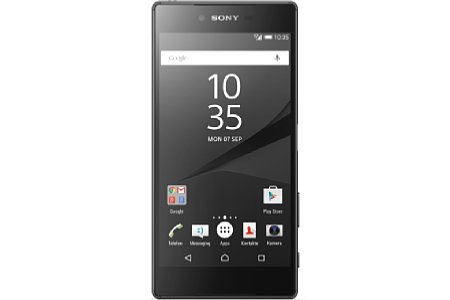 Sony Xperia Z5 Premium in Schwarz. [Foto: Sony]